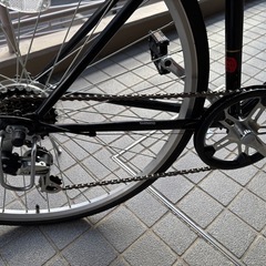 レイチェル(Raychell) CR-7007R クロスバイク 自転車 700C 7段変速 フロントクイックリリース Vブレーキ ブラックの画像