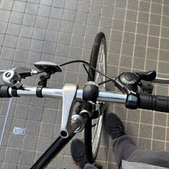 レイチェル(Raychell) CR-7007R クロスバイク 自転車 700C 7段変速 フロントクイックリリース Vブレーキ ブラックの画像