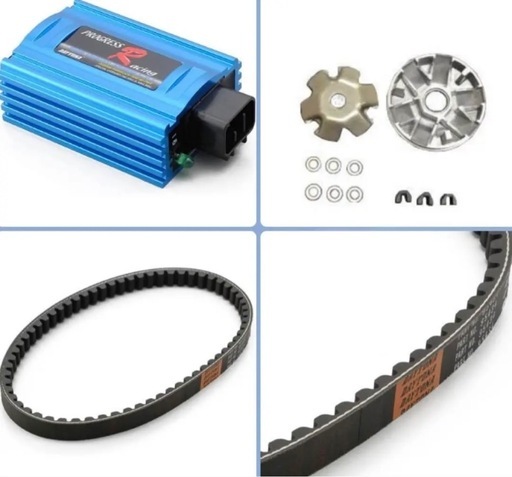 ⑥セット　デイトナ レーシングCDI 強化ベルト　KN企画　ハイスピードプーリー