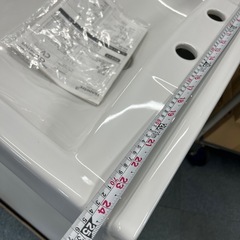 新品全収納タイプ 冷水＆温水蛇口 セラミック容器シンク付き自立型 化粧 洗面台のみの画像