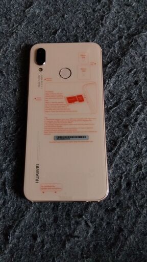 美品！p20lite huawei 箱付