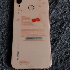 美品！p20lite huawei 箱付
