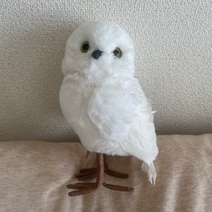 リアルフクロウの置物 H約21.5cmW約13.5cm