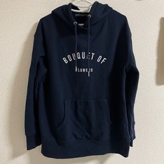 ネイビー パーカー Lサイズ