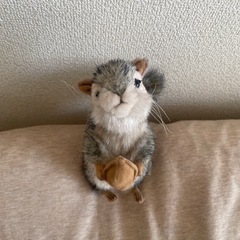 HANSA／リアルリスぬいぐるみ／H約19.5cmW約17.5cm