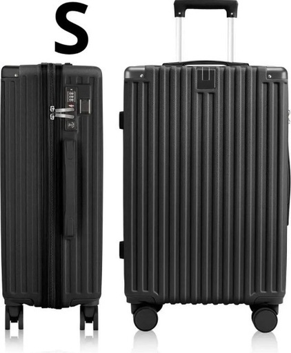 新品❤️スーツケース S ブラック 機内持ち込み可能 TSAロック 頑丈な素材