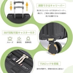 新品❤️スーツケース S ブラック 機内持ち込み可能 TSAロック 頑丈な素材の画像
