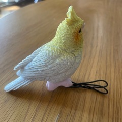 オカメインコ 置物 陶器 針金付きの画像