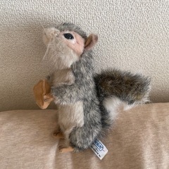 HANSA／リアルリスぬいぐるみ／H約19.5cmW約17.5cmの画像