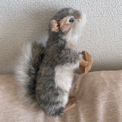 HANSA／リアルリスぬいぐるみ／H約19.5cmW約17.5cmの画像