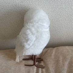 リアルフクロウの置物 H約21.5cmW約13.5cmの画像