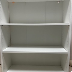  無料　IKEA  白 　本棚の画像