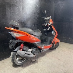 ★支払い総額5.5万円★走行テスト済み！早い者勝ち！キムコ レーシング125Fi スタッフイチオシ車種！フロントディスクブレーキ！バックレスト付き！の画像