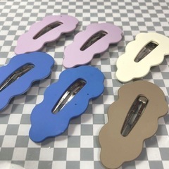 クラウド　ヘアピン　6個セット