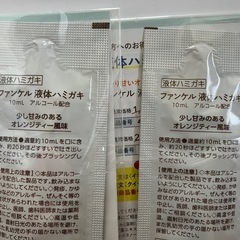 ⭐︎200円以上のお取引きで無料⭐︎ファンケル液体はみがき（サンプル品）×2 の画像