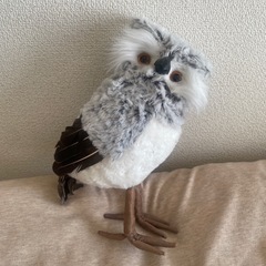 リアルフクロウぬいぐるみ H約27cm W約18cm