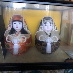 だるま型お雛様の画像