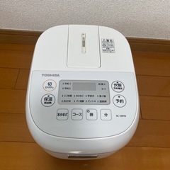 2018年製　TOSHIBAの炊飯器の画像