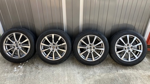 アルミホイール　タイヤ付　4穴　R16　100