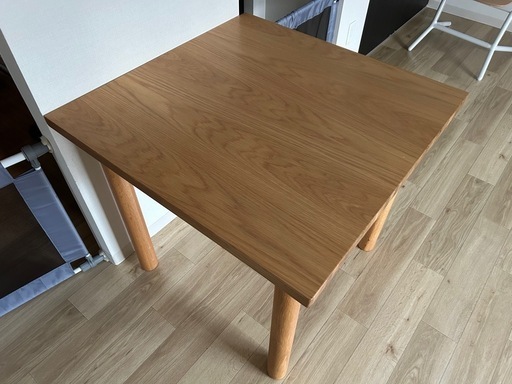 【値下げしました】【美品】無印良品 / 木製テーブル/ オーク材