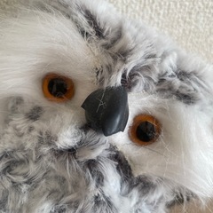 リアルフクロウぬいぐるみ H約27cm W約18cmの画像
