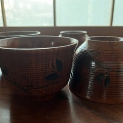 お椀　おしるこなどに　5個セットの画像