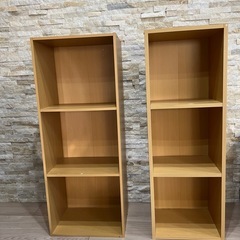 【決定】ニトリ　カラーボックス　3段　インナーボックス　カラボ