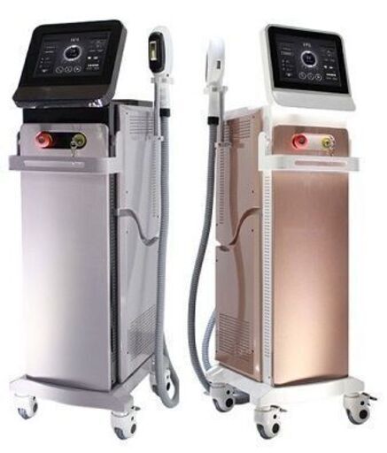 業界最高峰脱毛器 製造直販 新品460万円→180万円【2本タイプ：SHR＋IPL&Elight】トリプル脱毛＋フォトフラクショナル エステ業務用脱毛機