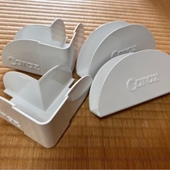Carazベビーゲート　グレーホワイトの画像