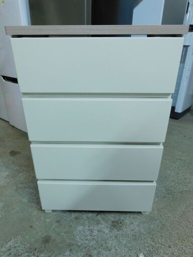 ウッドトッププラチェスト 4段 衣類収納 小物収納 収納家具