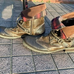 ハイカットメンズブーツ  茶 27.0cm の画像