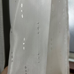 カーテン、レース2枚組の画像