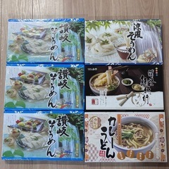 うどん、そば、素麺　乾麺6点セット