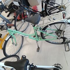 ★ジモティ割あり★  自転車 420AC ミントグリーン クリー...