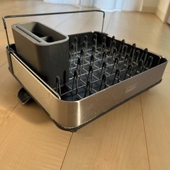ジョセフジョセフ　シルバー　水切りラックの画像