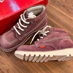 【新品未使用】KicKers　子供用靴　21㎝　の画像