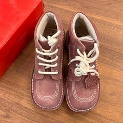 【新品未使用】KicKers　子供用靴　21㎝　の画像