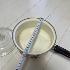 ホーロー鍋 片手鍋 昭和レトロの画像
