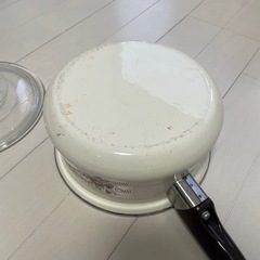 ホーロー鍋 片手鍋 昭和レトロの画像
