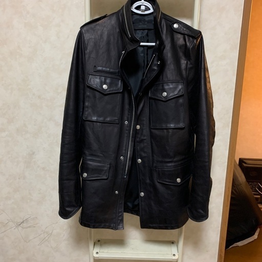 へび皮革ジャンA-1 BACK BONE  パイソン黒 へび皮革ジャンA-1 BACK BONE パイソン黒 バックボーン革ジャン