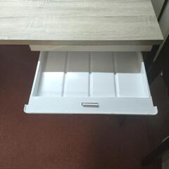 【引取先決定】オーク調デスクの画像