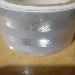 高照度反射テープ　白光色　かなり明るく反射します。の画像