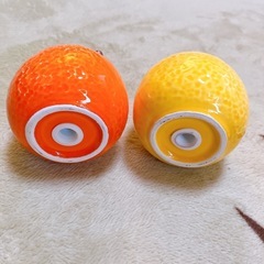 陶器のソルト&ペッパー入れの画像
