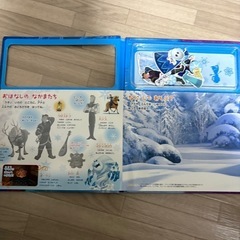 アナと雪の女王のマグネット遊びの画像