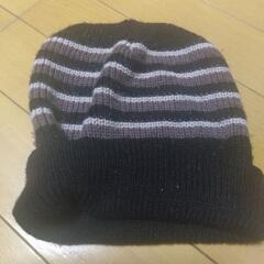 キッズ毛糸帽子二点の画像