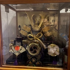 ひな祭り　兜　置物