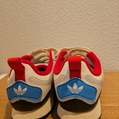 【中古品】アディダス　スニーカー　21cm　キッズ　靴の画像