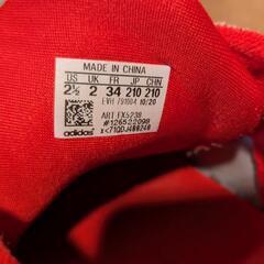 【中古品】アディダス　スニーカー　21cm　キッズ　靴の画像