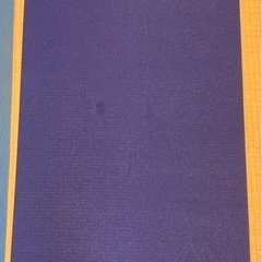 ヨガマット青の画像