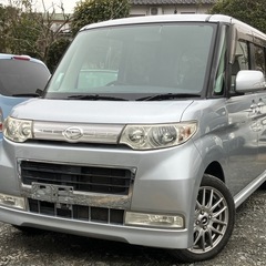 ☆車検R9年4月　8.5万キロ　タントカスタムRS ターボ　シルバー☆